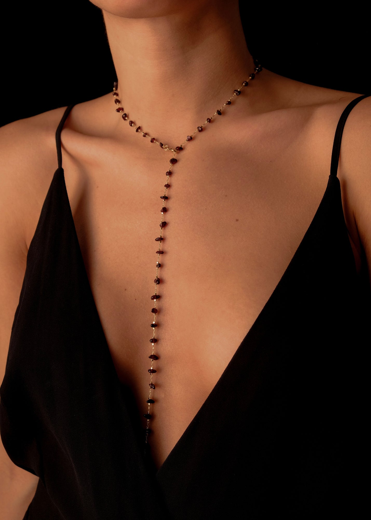 Granate 3 collares set