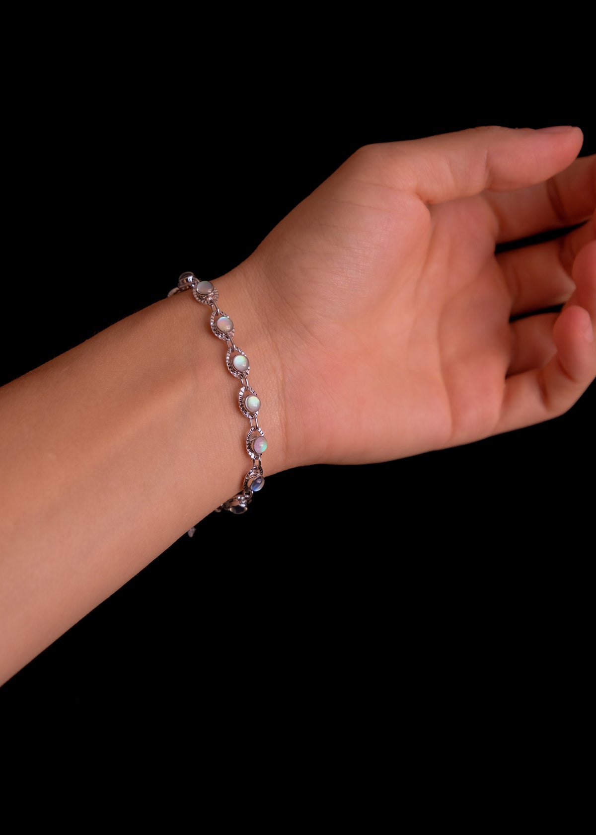 Halo Silver Bracelet