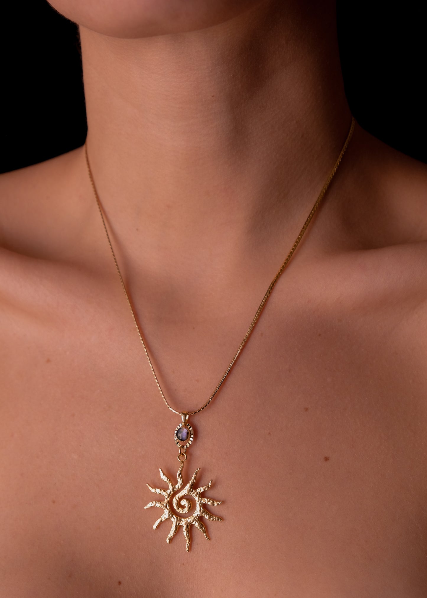 Acid Sun Necklace