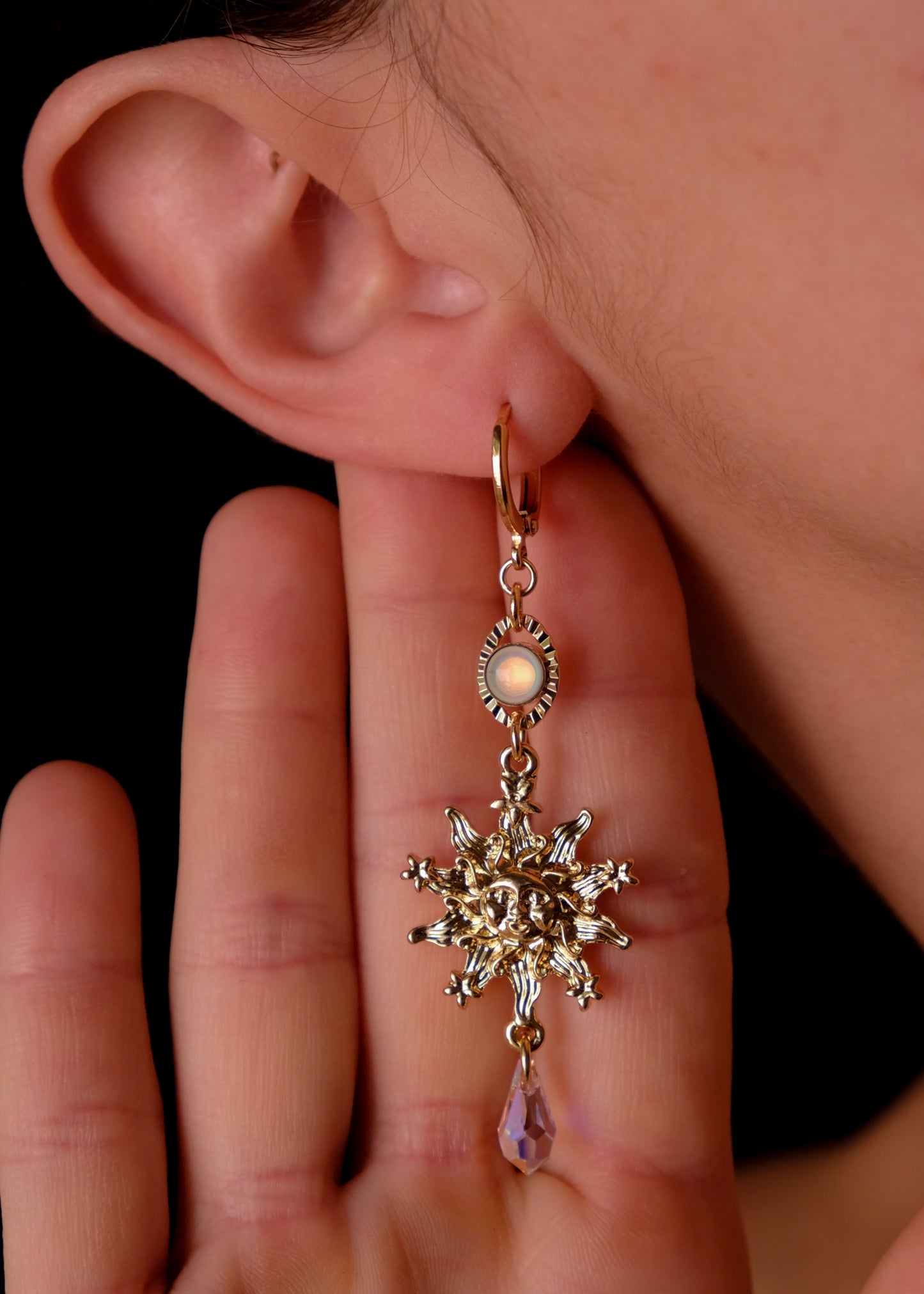 Sun • Halo Earrings