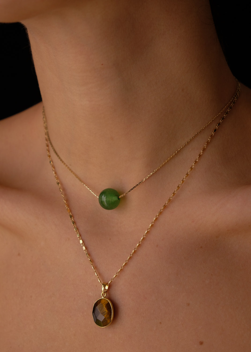 Jade and stone