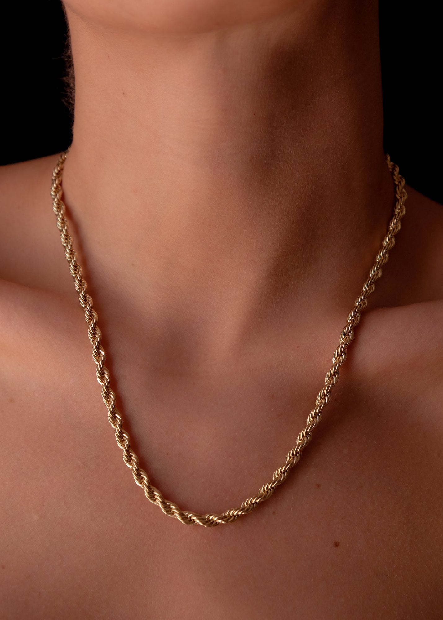 Spiral chain necklace