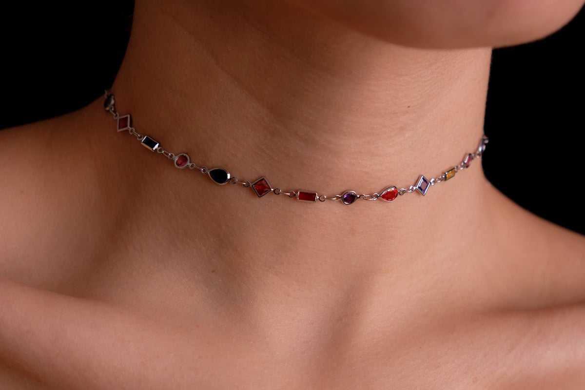Chroma Silver Choker