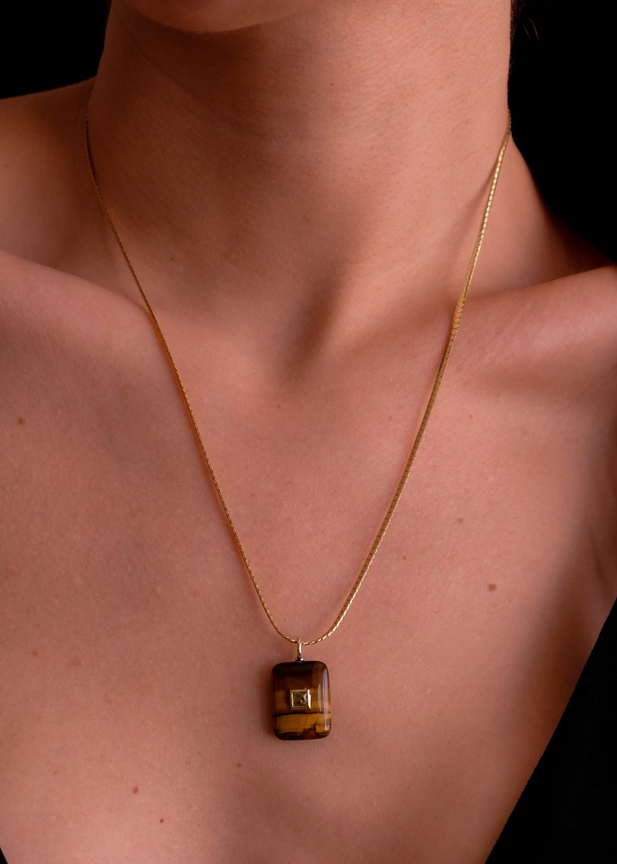 Amazonite and Tiger Eye Set