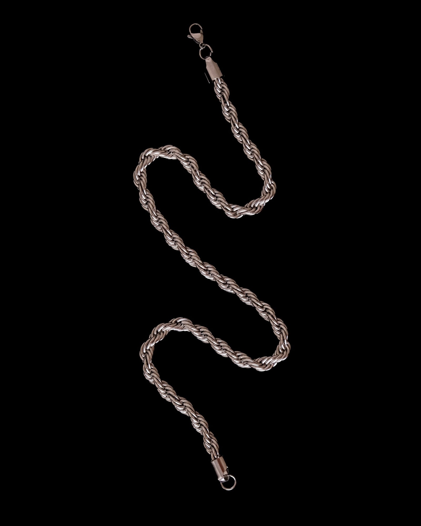 Spiral Silver chain