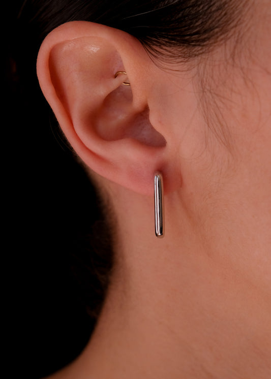 Box Silver hoops