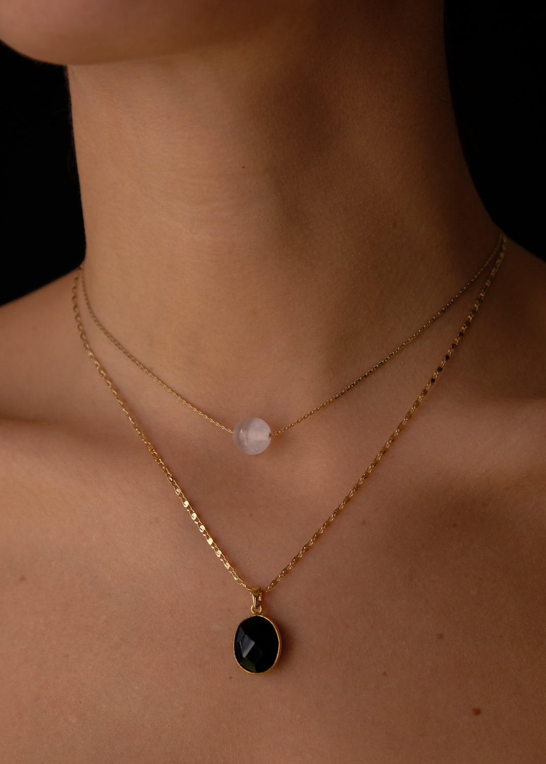 Selenite and stone