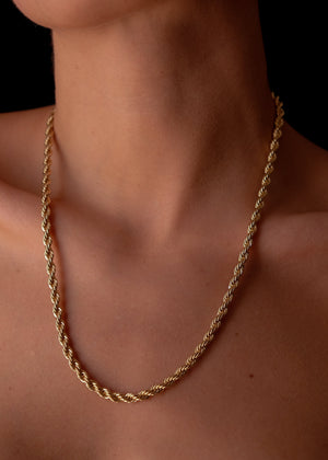 Spiral chain necklace