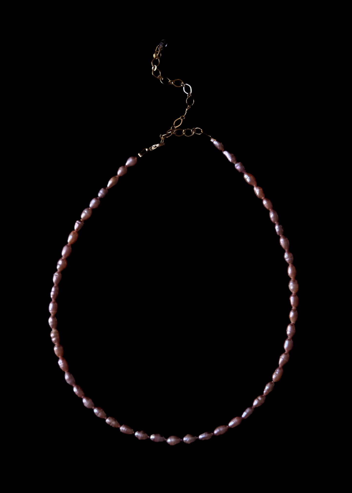 Mauve Pearl Choker