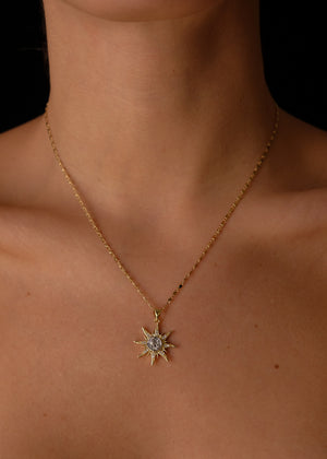 Spinning Sun necklace