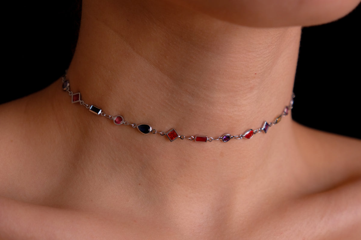 Chroma Silver Choker