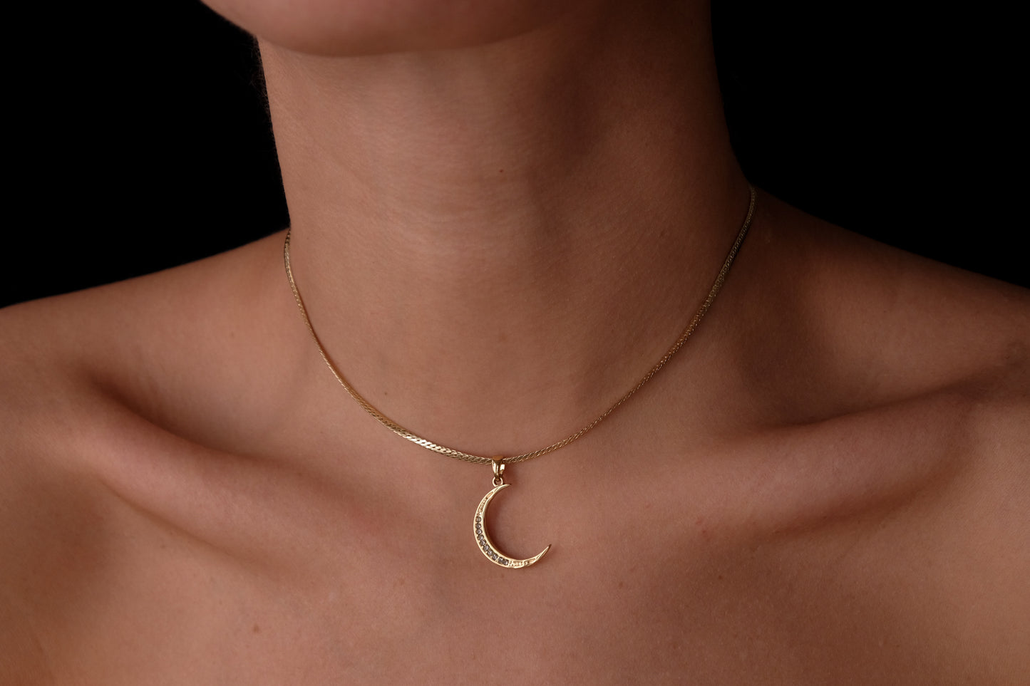 Crescent Moon choker