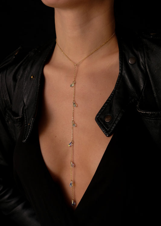 Crystal Raindrops Necklace