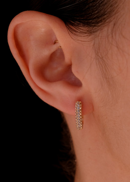 Crystal box hoops