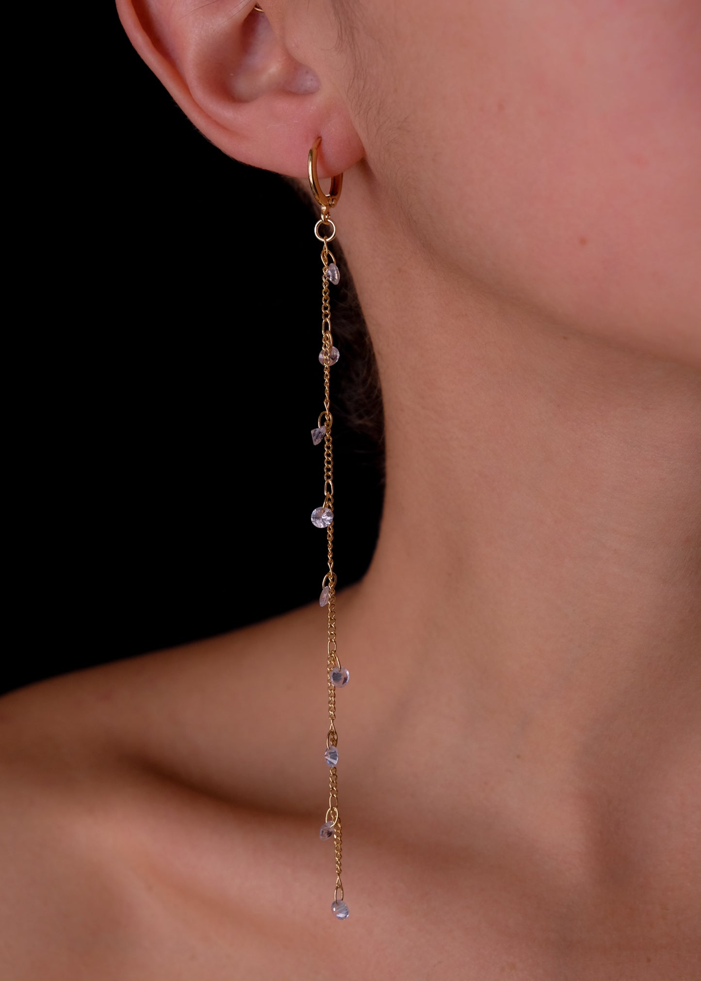 Baby Crystals long earrings