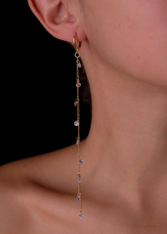Baby Crystals long earrings