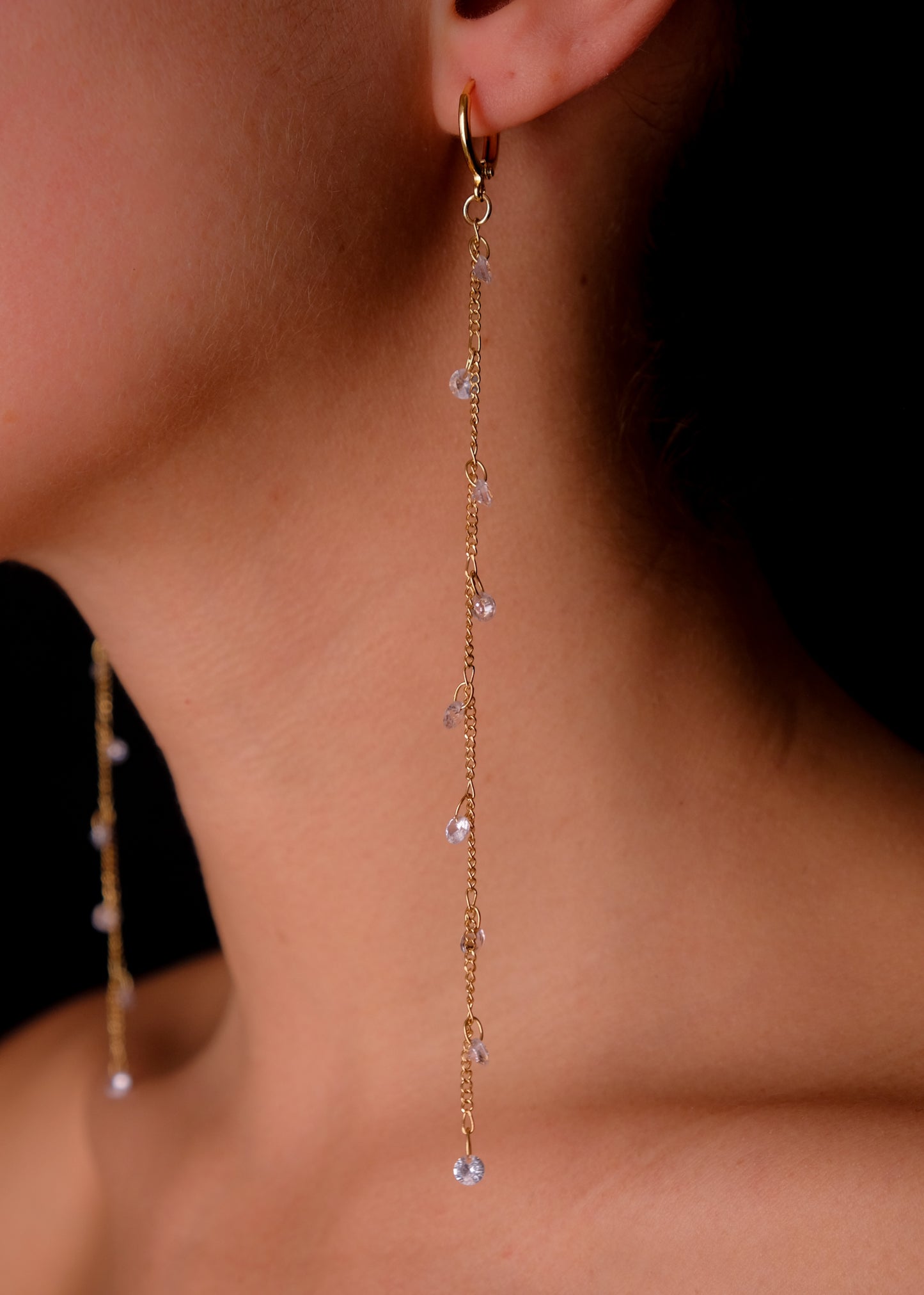 Baby Crystals long earrings