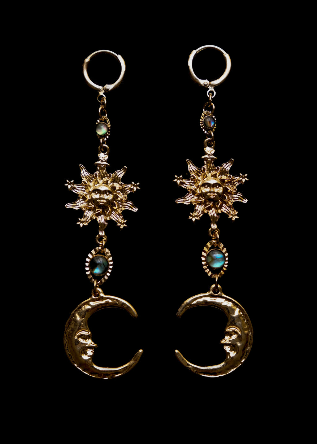 acid eclipse earrings