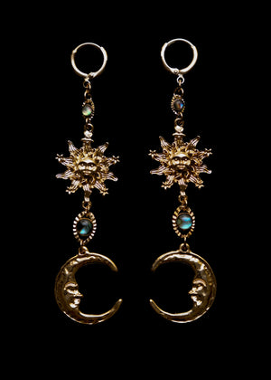 acid eclipse earrings