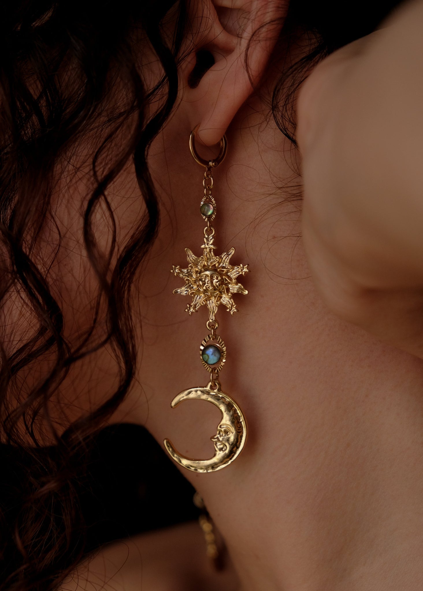 acid eclipse earrings