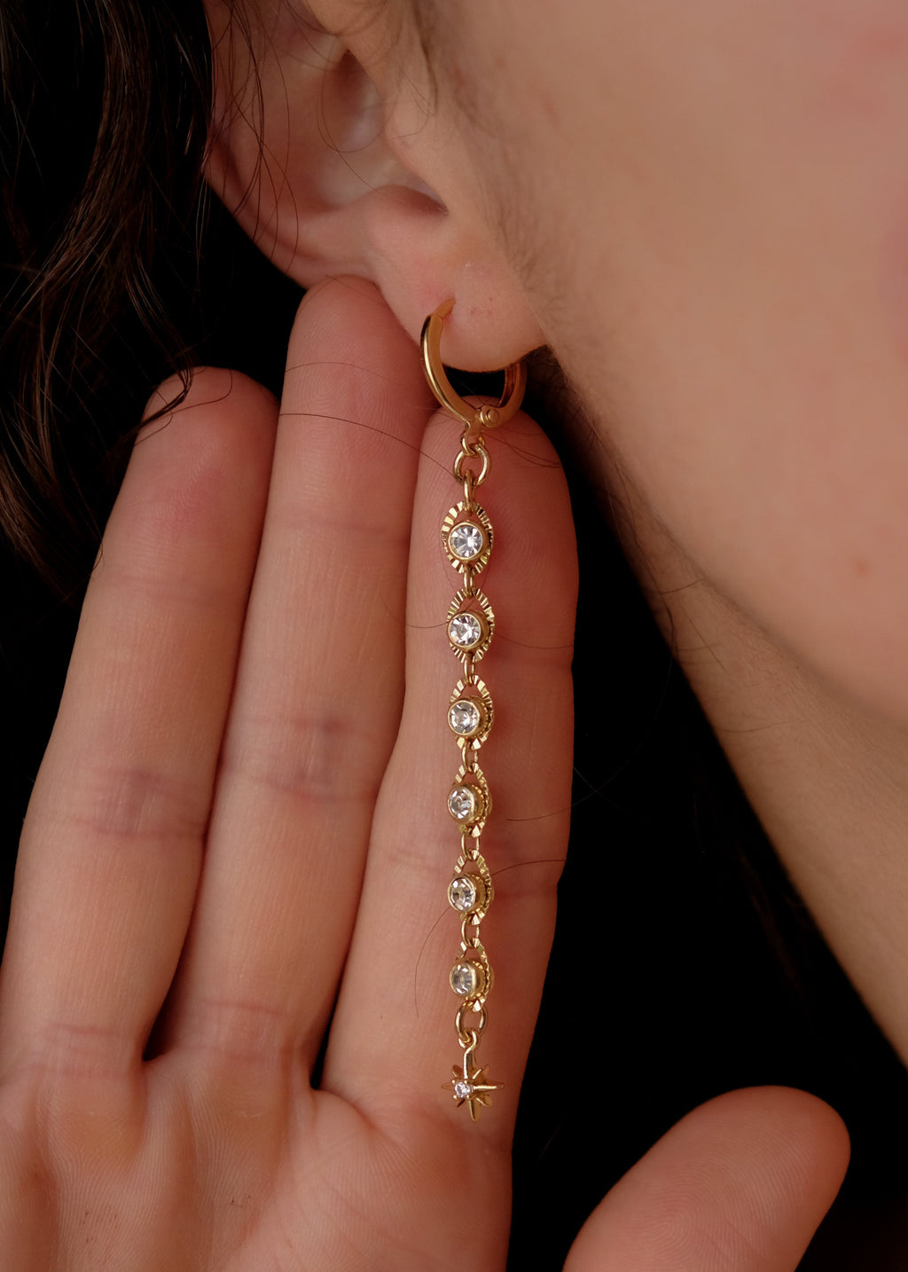 crystal earrings