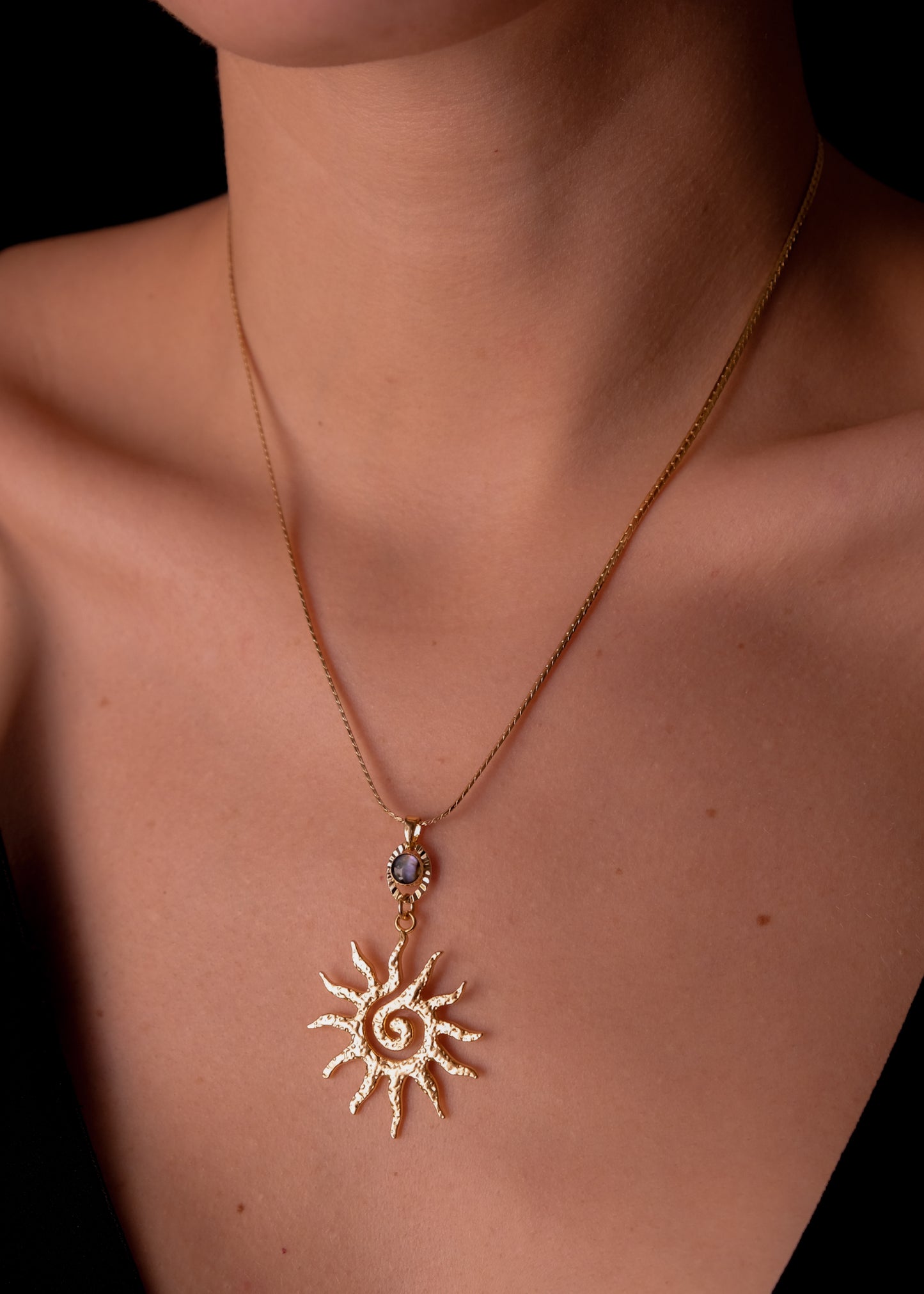 Acid Sun Necklace