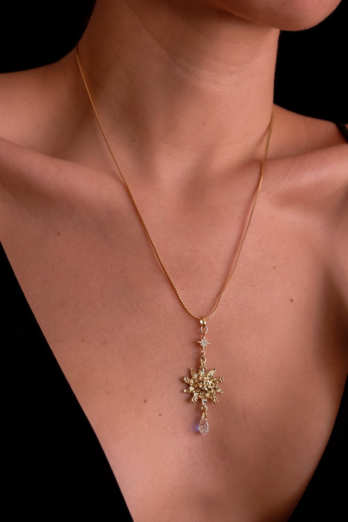 Sun • Star Necklace