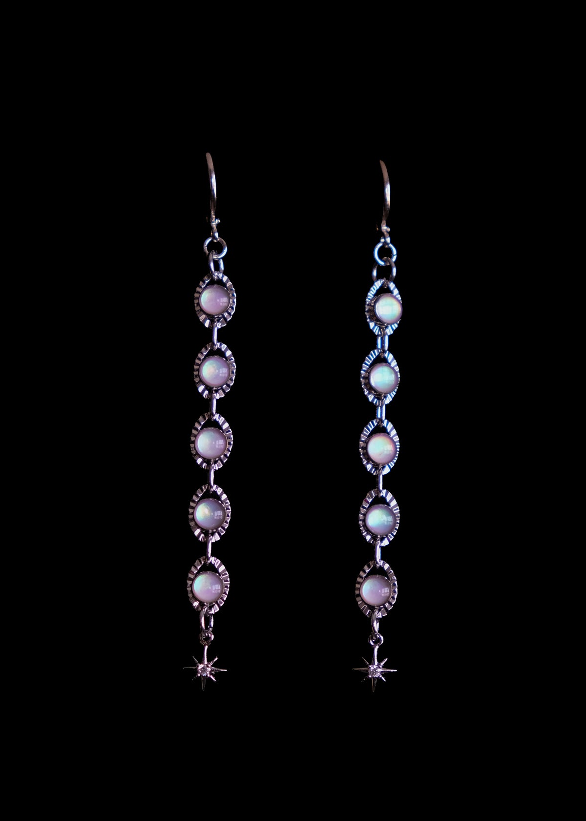 Halo Silver Earrings