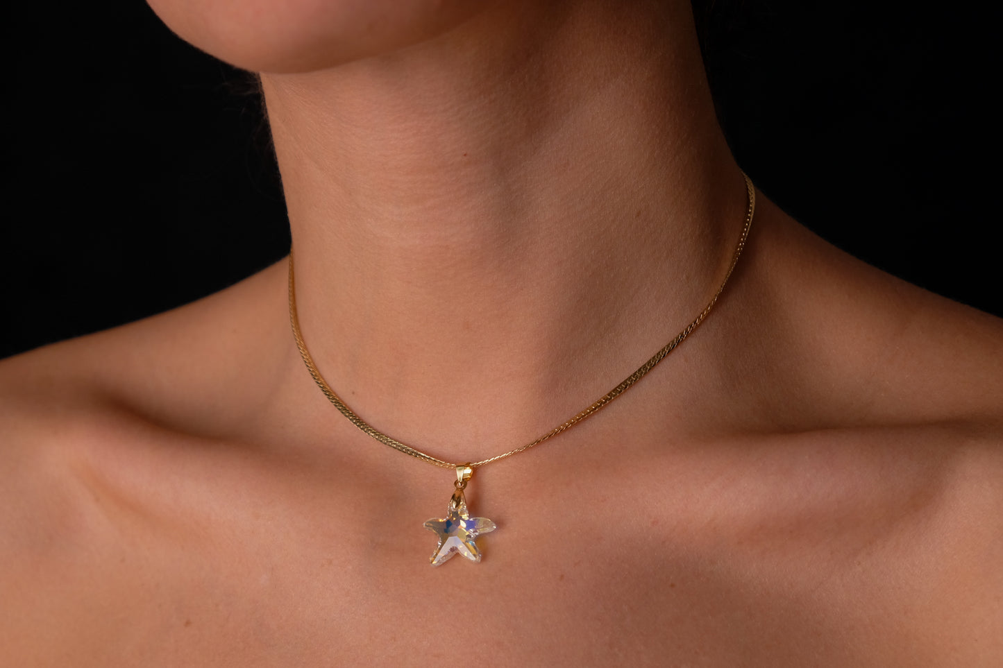 Crystal Starfish Choker