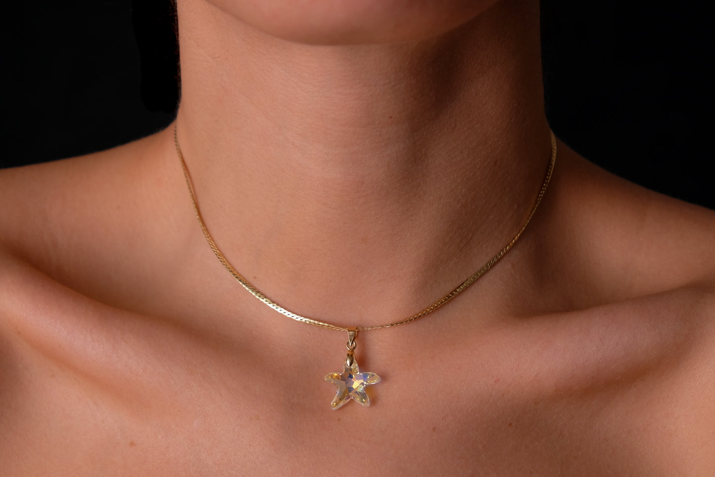 Crystal Starfish Choker