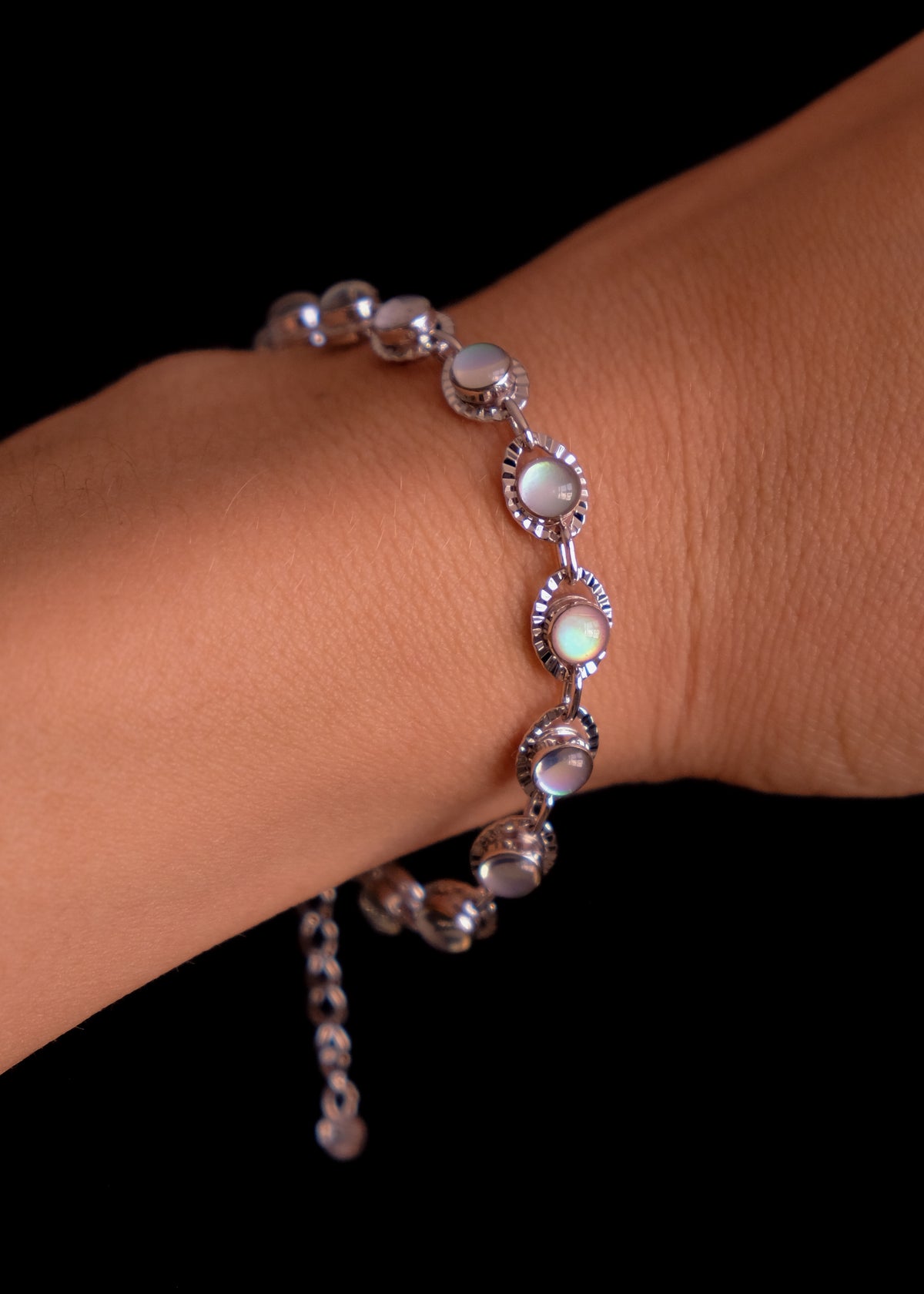 Halo Silver Bracelet