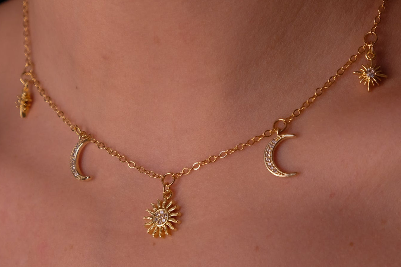 Sky Charms Choker