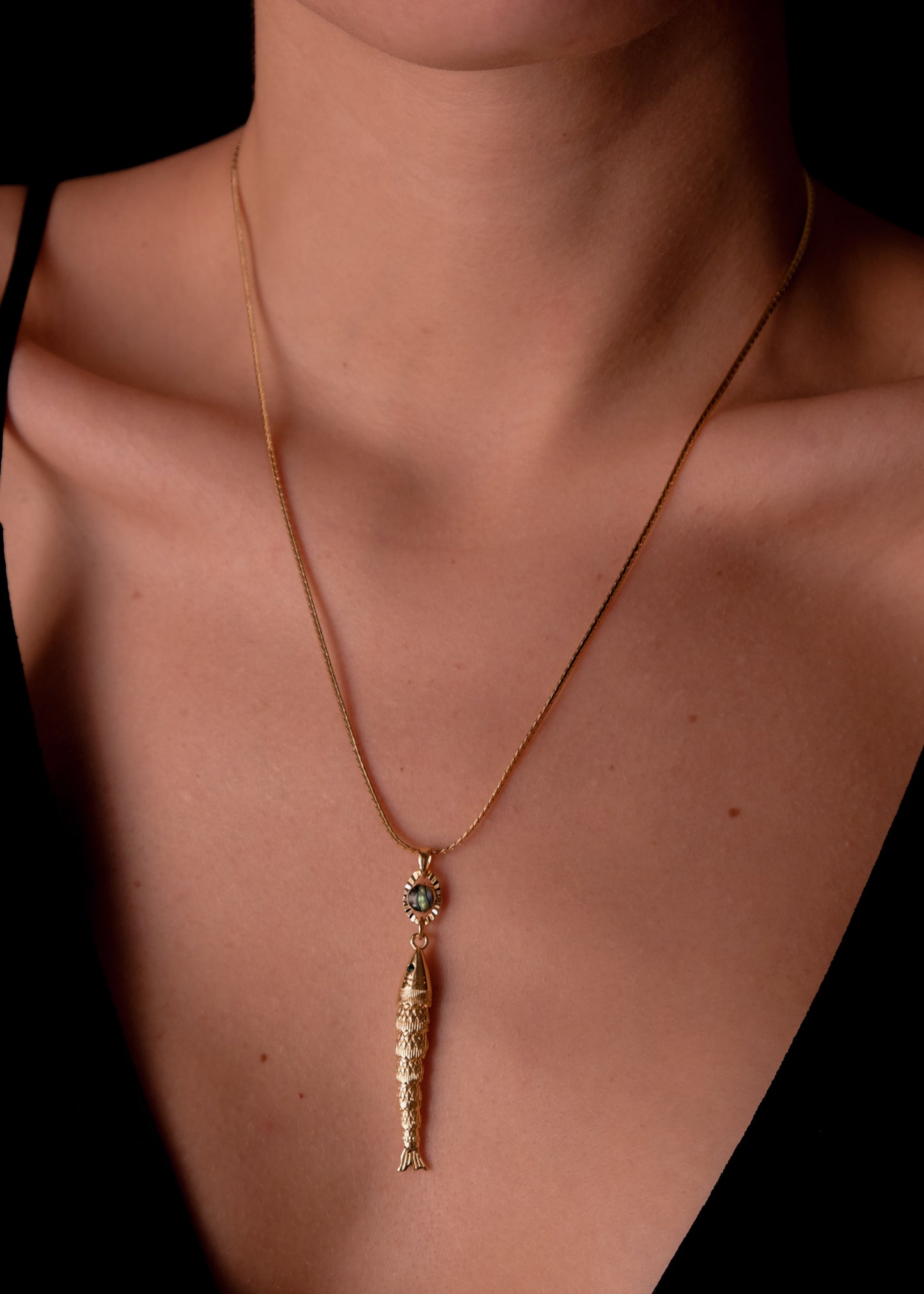 Acid Fish Necklace