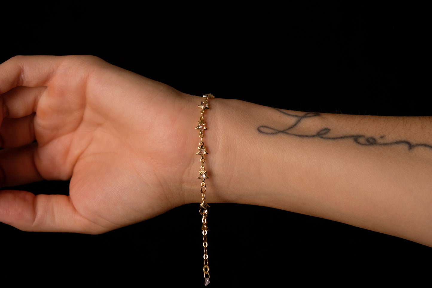 Crystal stars bracelet