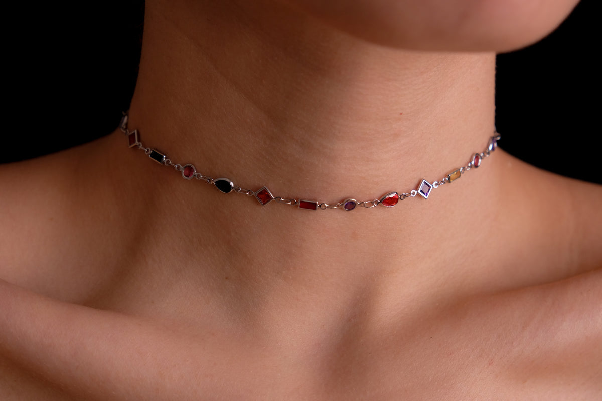 Chroma Silver Choker