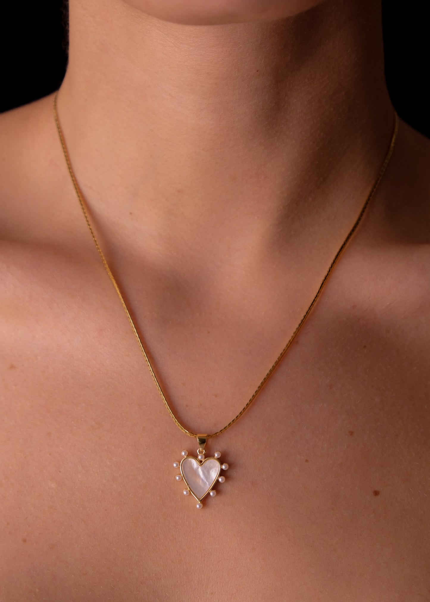 Moon Heart Necklace
