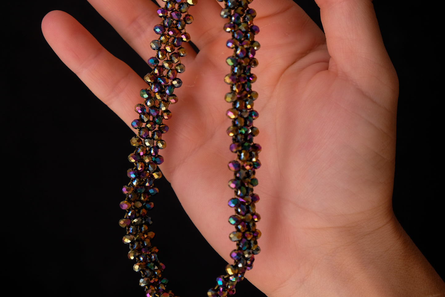 Scarab Crystal choker
