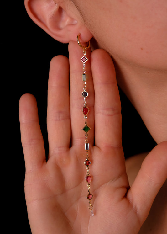 Chroma Chain Earrings