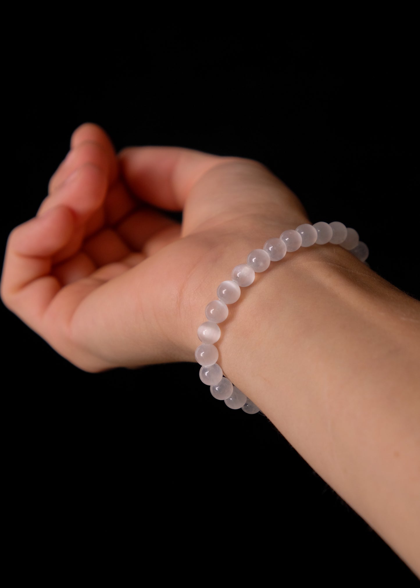 Selenite bracelet