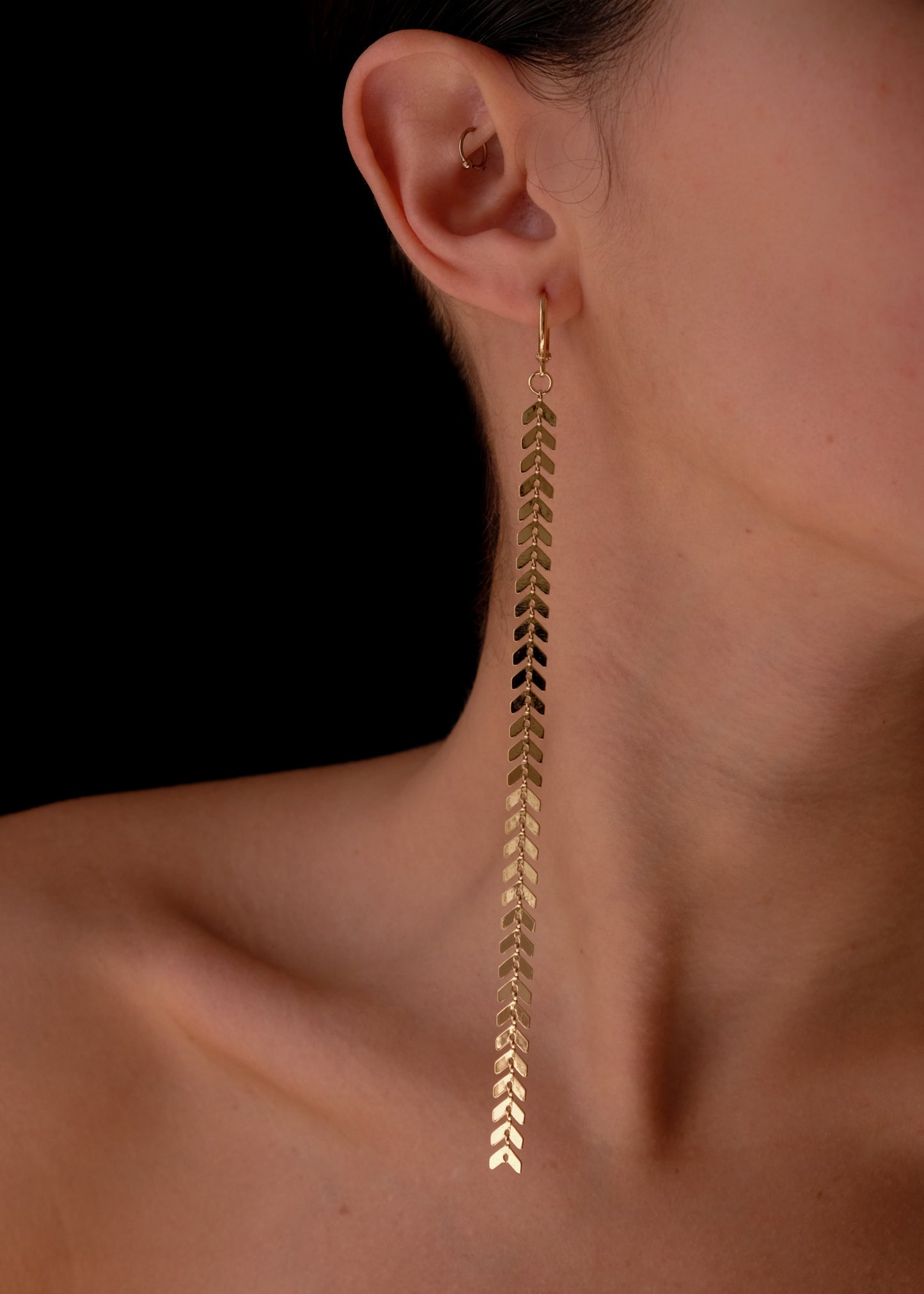 venus long earrings